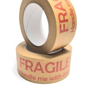 Eco Friendly Paper Tape (Pack Of 6) - 48mm x 50m Eco Ptd Fragile