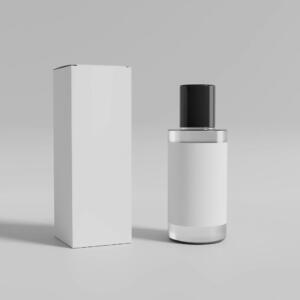 Tiny White Chipboard Cartons