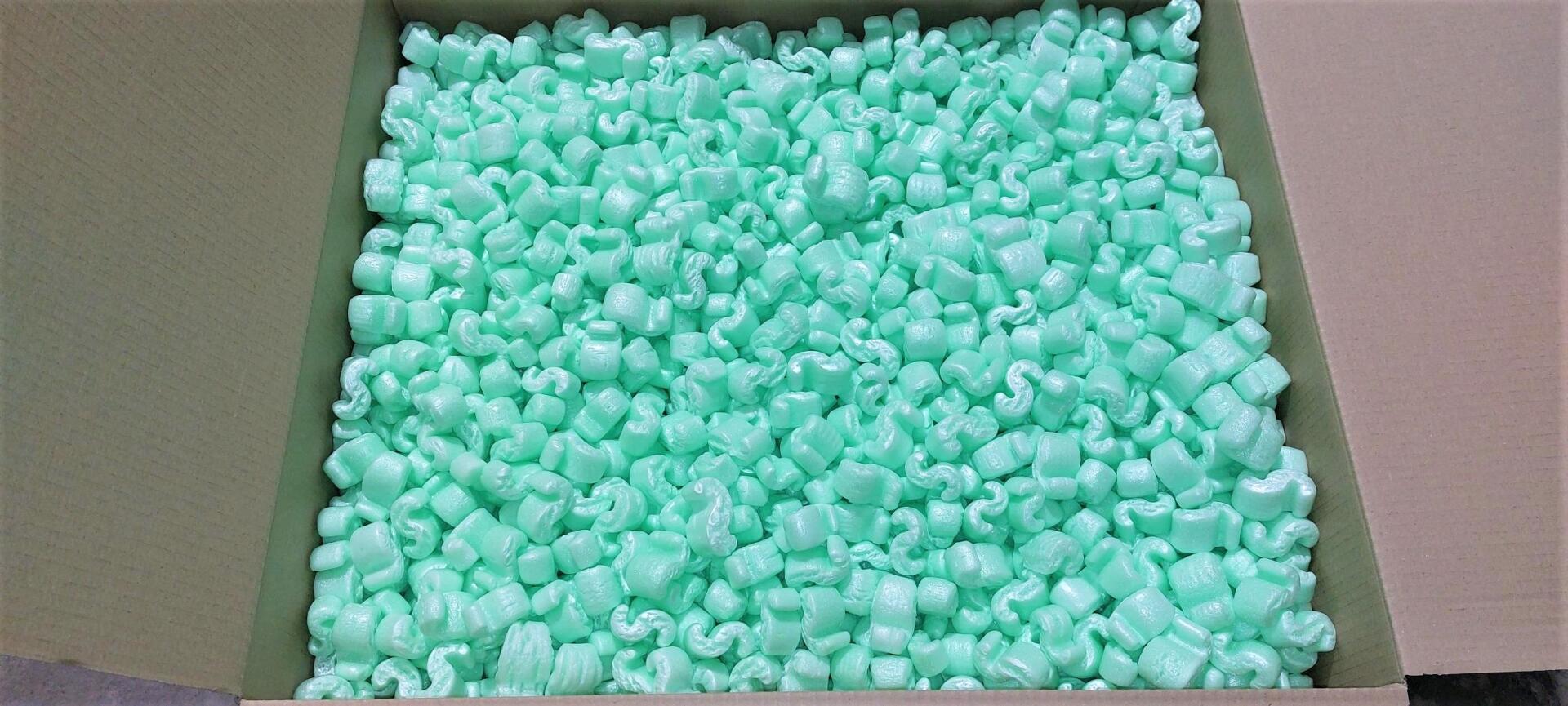 Green Loosefill Polystyrene Chips ( Pack of 15 Cubic Feet Pack) FP