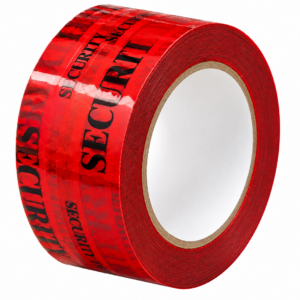 Red Tamper Evident Security Tape (Pack Of 3)
