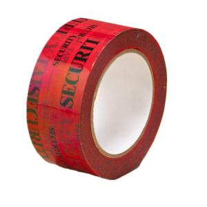 Red Tamper Evident Security Tape (Pack Of 3)
